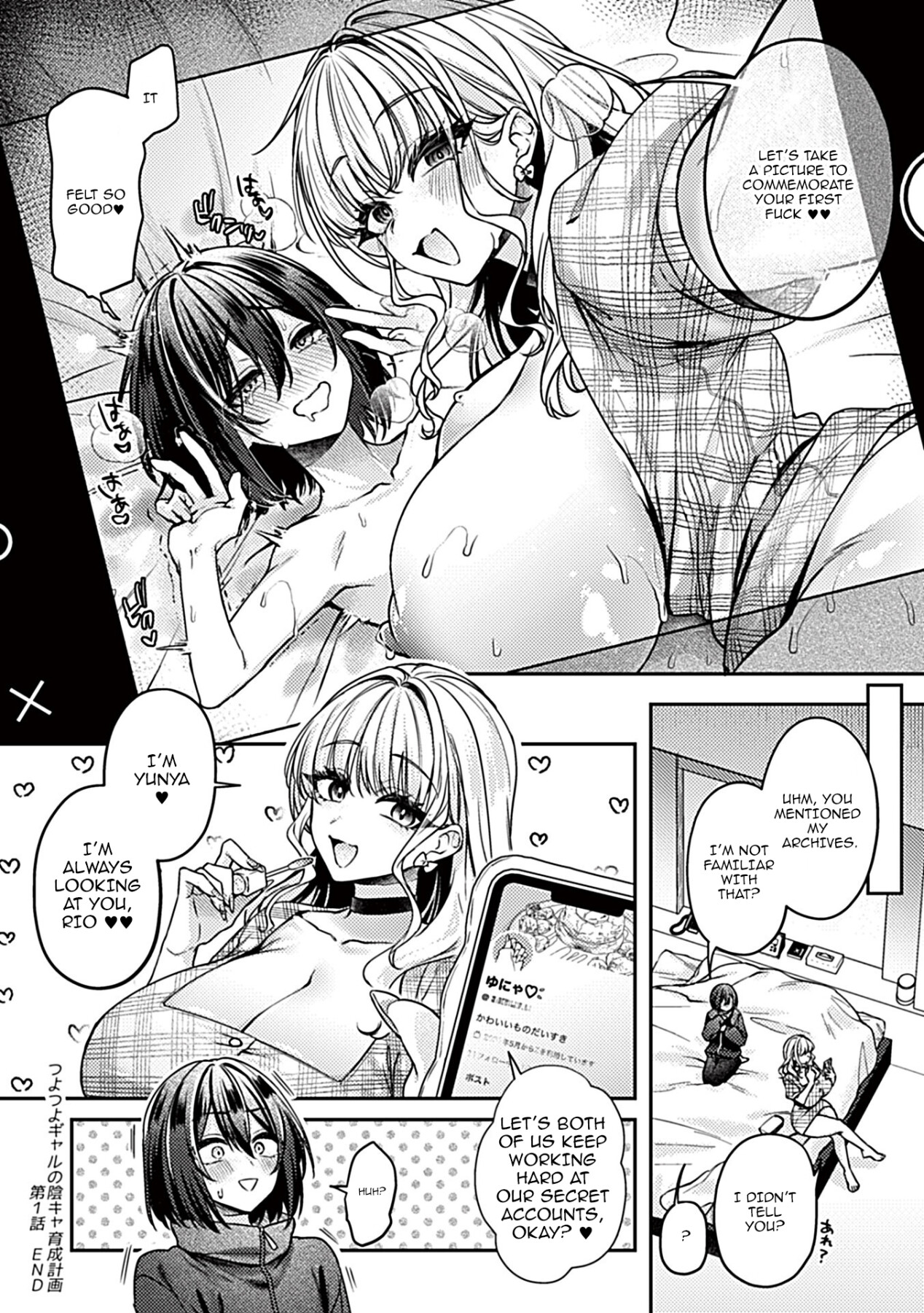 Hentai Manga Comic-A Forceful Gyaru's Shy Man Raising Project 1-2-Read-21